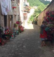 A woman and her flowers. Urbania